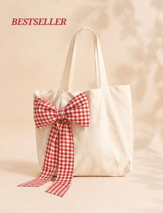 Red Side Bow bag