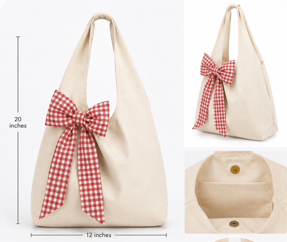 Hobo red bow bag